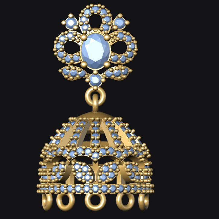 Bezel setting vs. push setting jewelry CAD files comparison — STL, 3DM & OBJ production files by Jewelrystlfiles.com