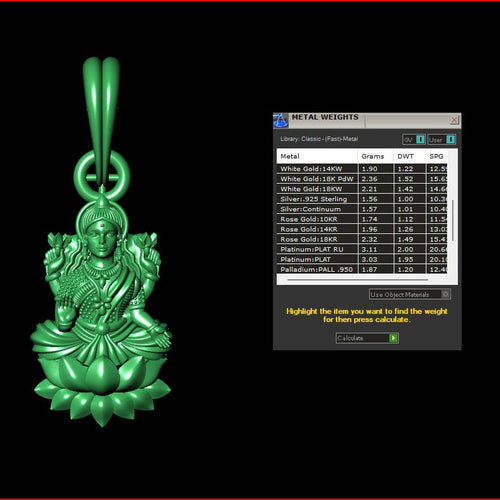 pendant STL File – Digital Download-Jewelrystlfiles.com