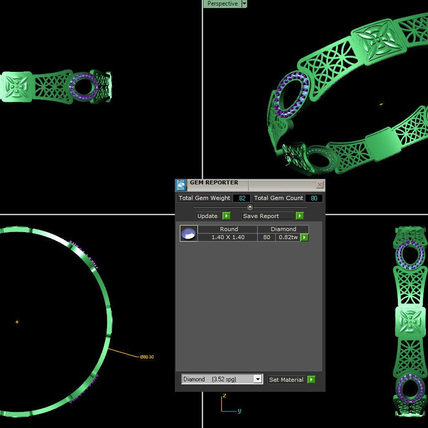Bangale STL File – Digital Download-Jewelrystlfiles.com