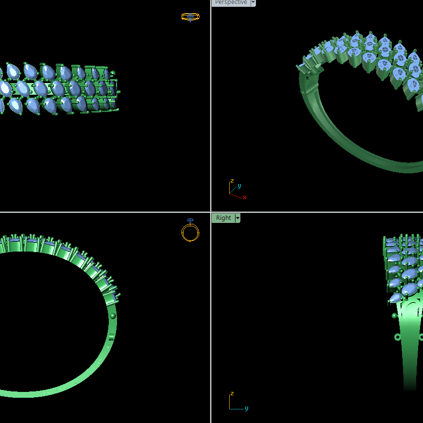 Bracelet STL File – Digital Download-Jewelrystlfiles.com