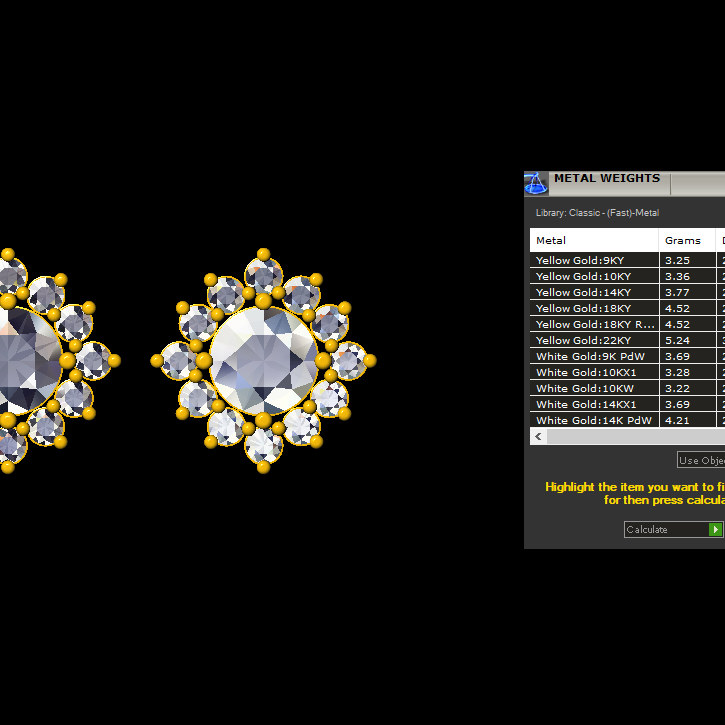 Studs STL File – Digital Download-Jewelrystlfiles.com