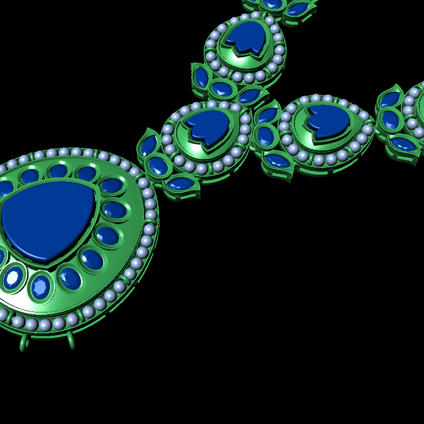 Necklace & earrings STL File – Digital Download-Jewelrystlfiles.com