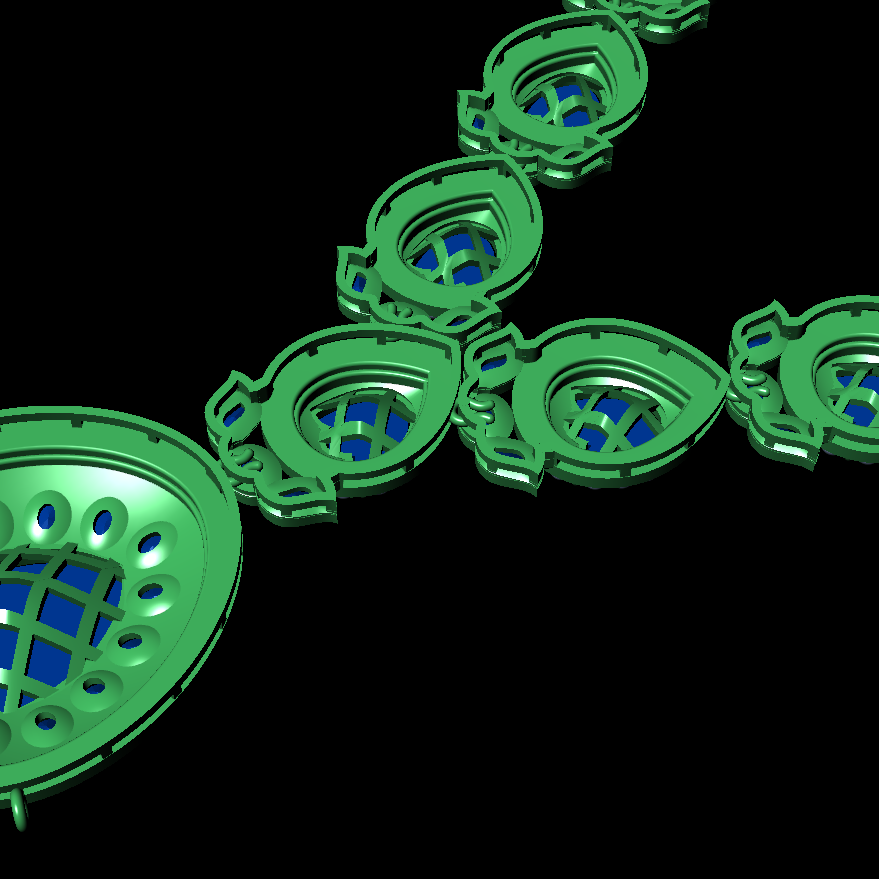 Necklace & earrings STL File – Digital Download-Jewelrystlfiles.com