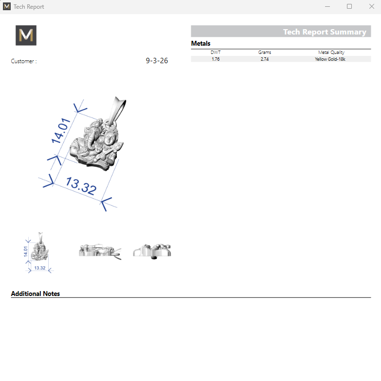 Kartik & Ganesh Pendant STL File – 0.5mm Hollow | Digital Download