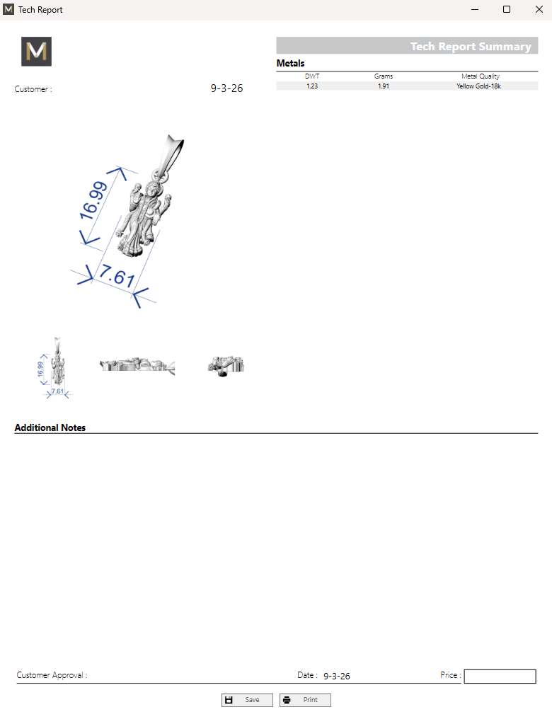 Laxmi God Stand Pendant STL File Digital Download