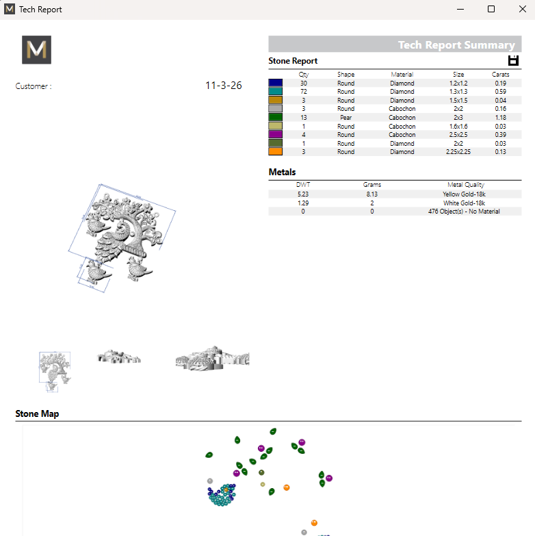 Tree pendant STL File Digital Download