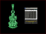 Laxmi god pendant Only $1 stl file for any 3d printer.