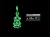 Laxmi god pendant Only $1 stl file for any 3d printer.