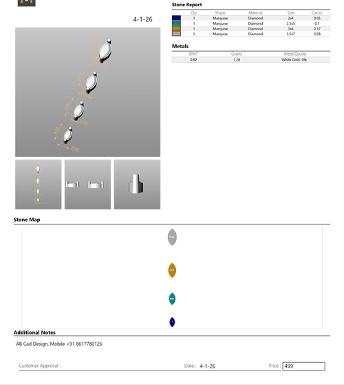 Marquis kolet 3dm File – Digital Download-Jewelrystlfiles.com