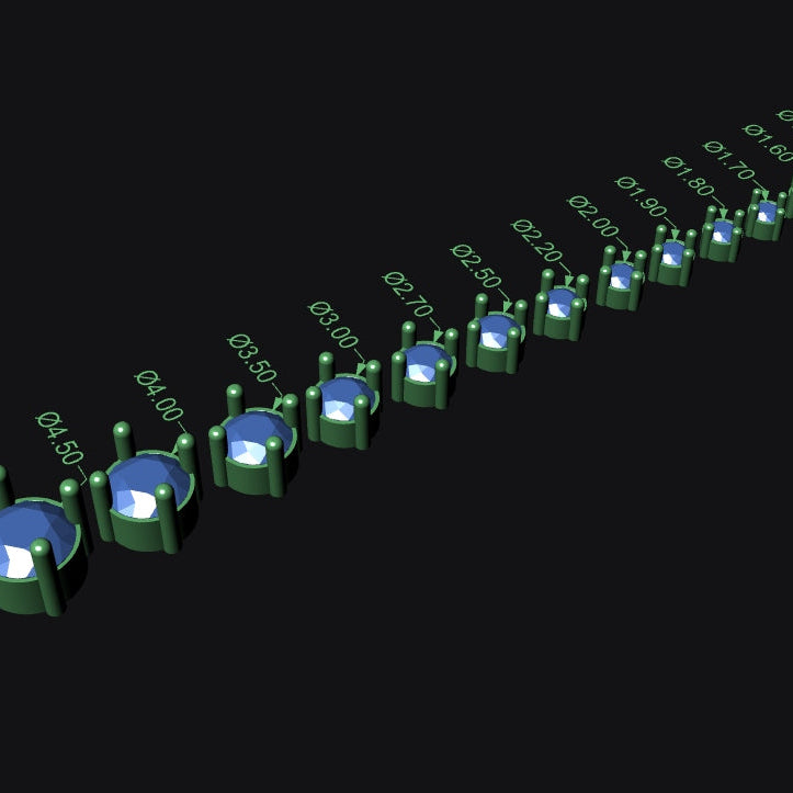 Round kolet 3dm File – Digital Download-Jewelrystlfiles.com