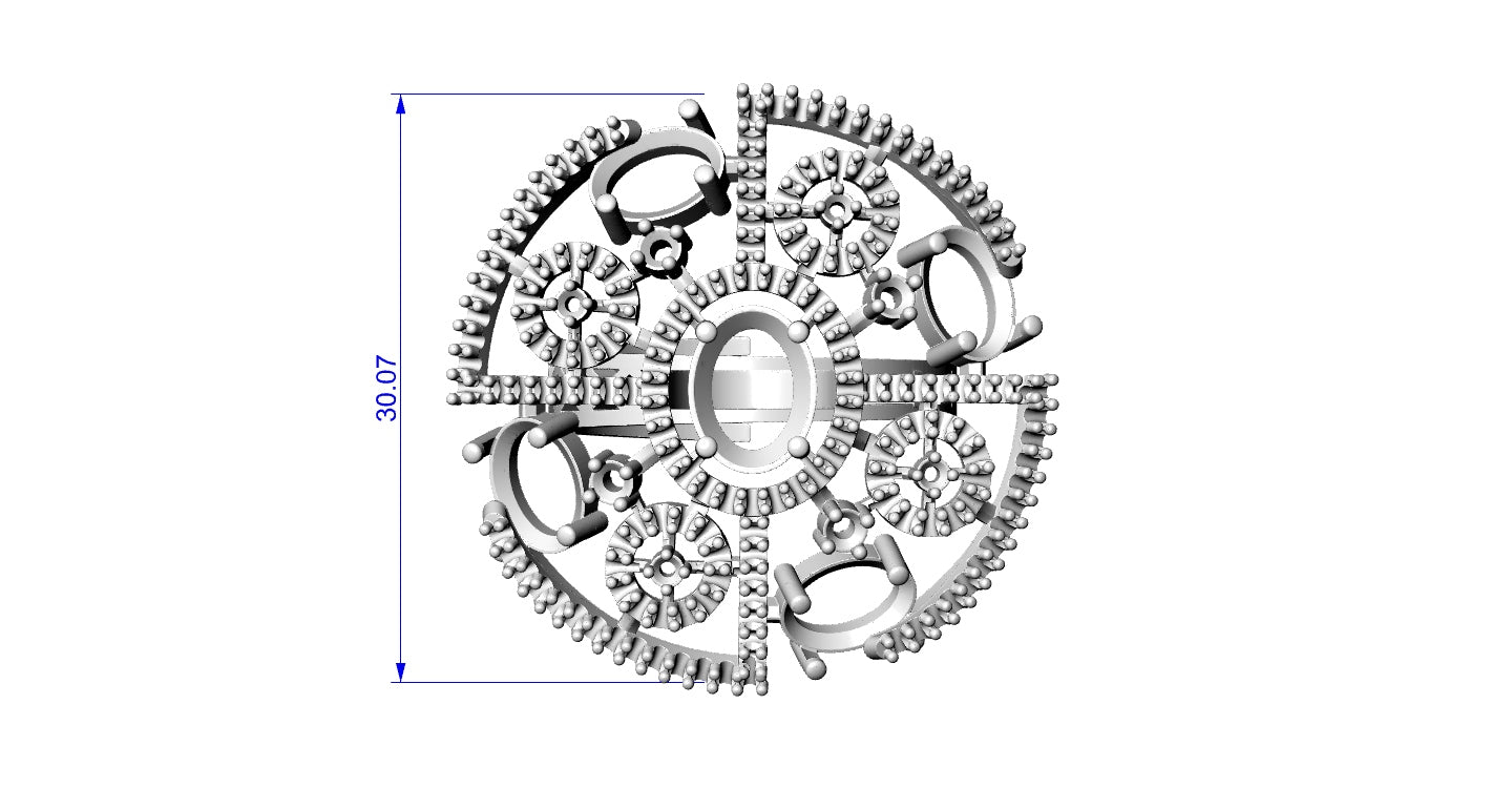 Ring STL File – 18mm American Diamond Push Setting | Digital Download