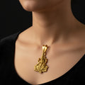 Goddess Laxmi Ghara Pendant STL File 0.5mm Hollow Digital Download
