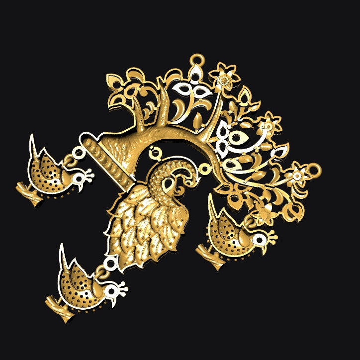 Tree pendant STL File Digital Download