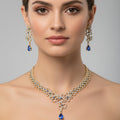 Necklace Earrings STL File No.1 – American Diamond Push Settings | Digital Download