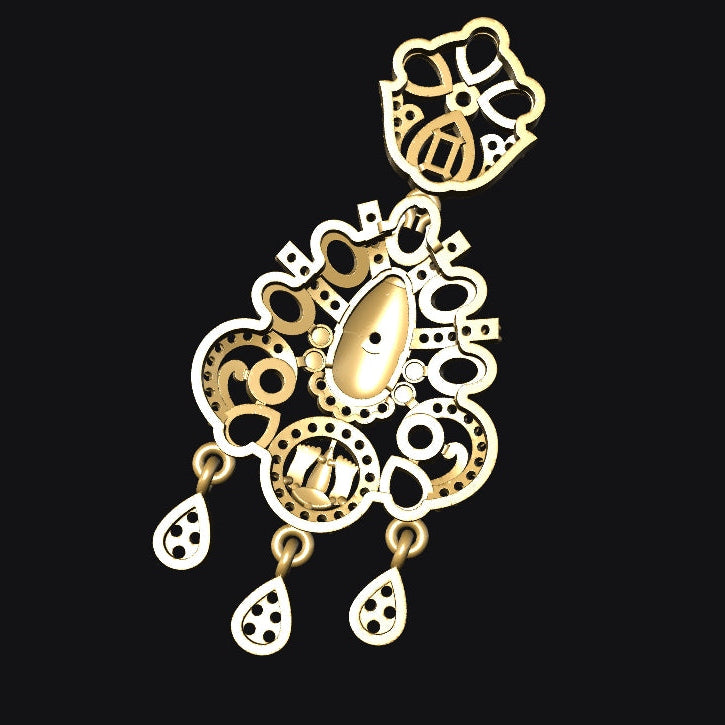 Traditional Goddess Balaji Temple Jewellery Set for Women | Necklace with Matching Earrings