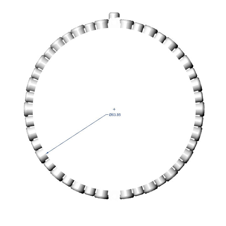 Bangle STL File American Diamond Push Setting Digital Download