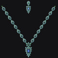 Necklace & Earring STL File American Diamond Push Setting No.8a Digital Download