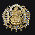 Laxmi Pendant 6 STL File – Traditional Hindu Goddess Design