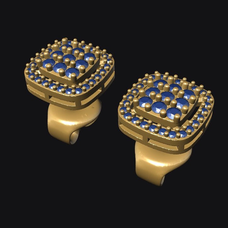 Studs Diamond Master STL File Digital Download