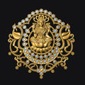 Laxmi Pendant No.8 STL File – Traditional Hindu Goddess Design | Digital Download