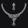 Necklace & Earring STL File – American Diamond Push Setting No.15 Digital Download