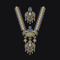 Polki Round Stone Necklace & Earrings 4 STL File – Instant Digital Download