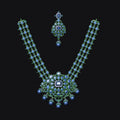 Polki Round Stone Necklace & Earrings 8 STL File – Instant Digital Download