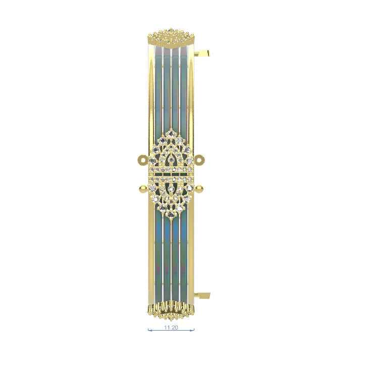 Changeable Bangle No. 1 | American Diamond Push-Setting STL File