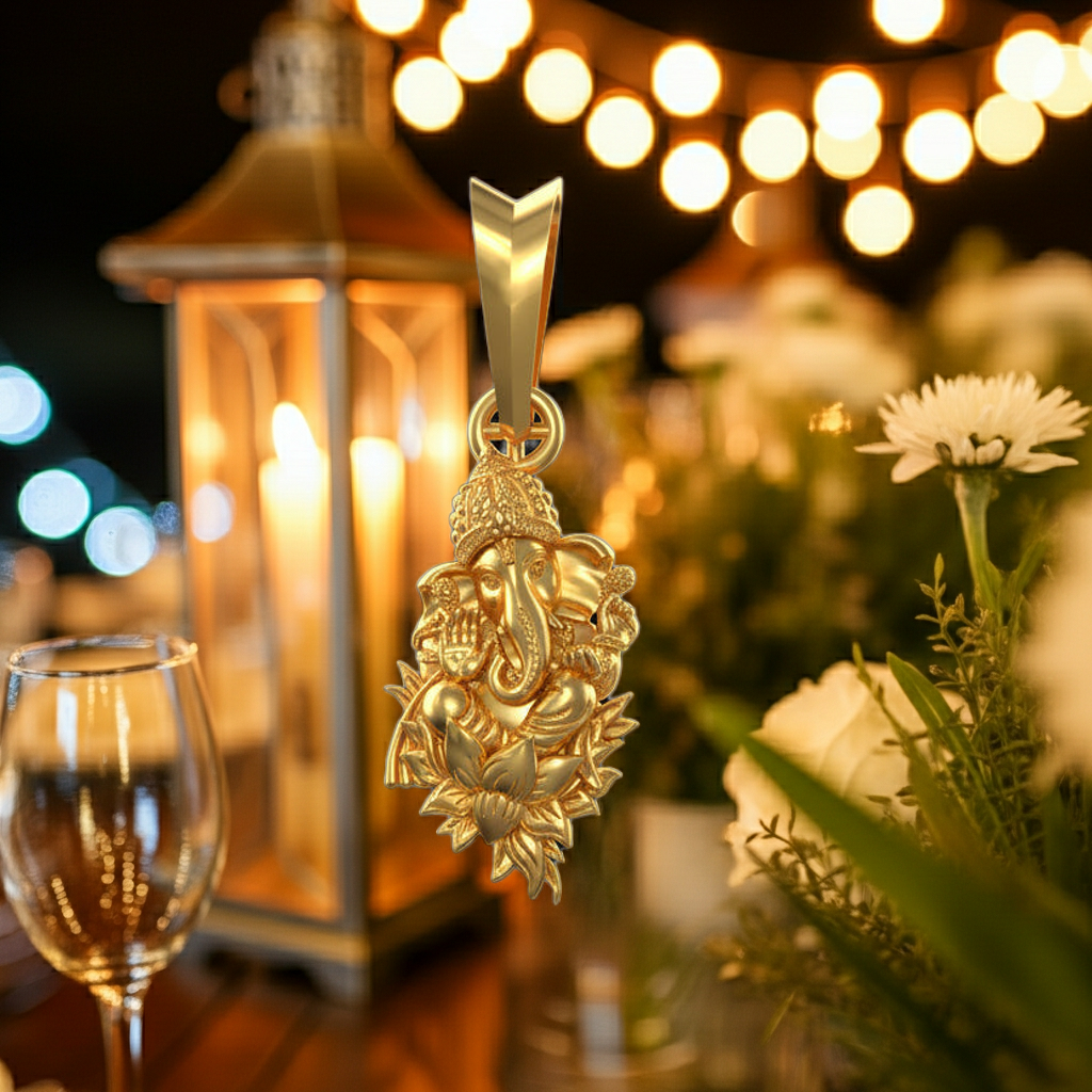 Ganesh Pendant STL File – Digital Download