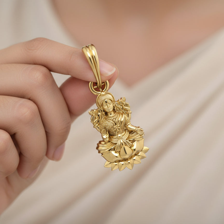 Laxmi god pendant Only $1 stl file for any 3d printer.