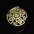 Ring STL File – 18mm American Diamond Push Setting | Digital Download