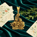Radha Krishna Pendant STL File No.2 – 0.5mm Hollow | Digital Download